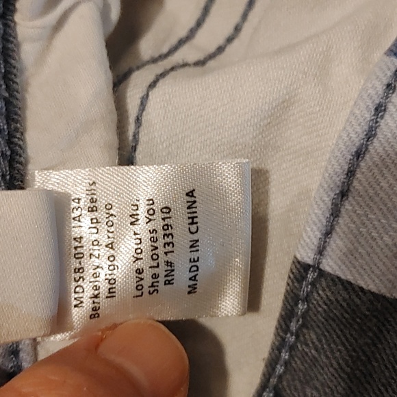 Show me your MuMu Berkeley Zip Up Bells Indigo size 24 - Picture 7 of 13